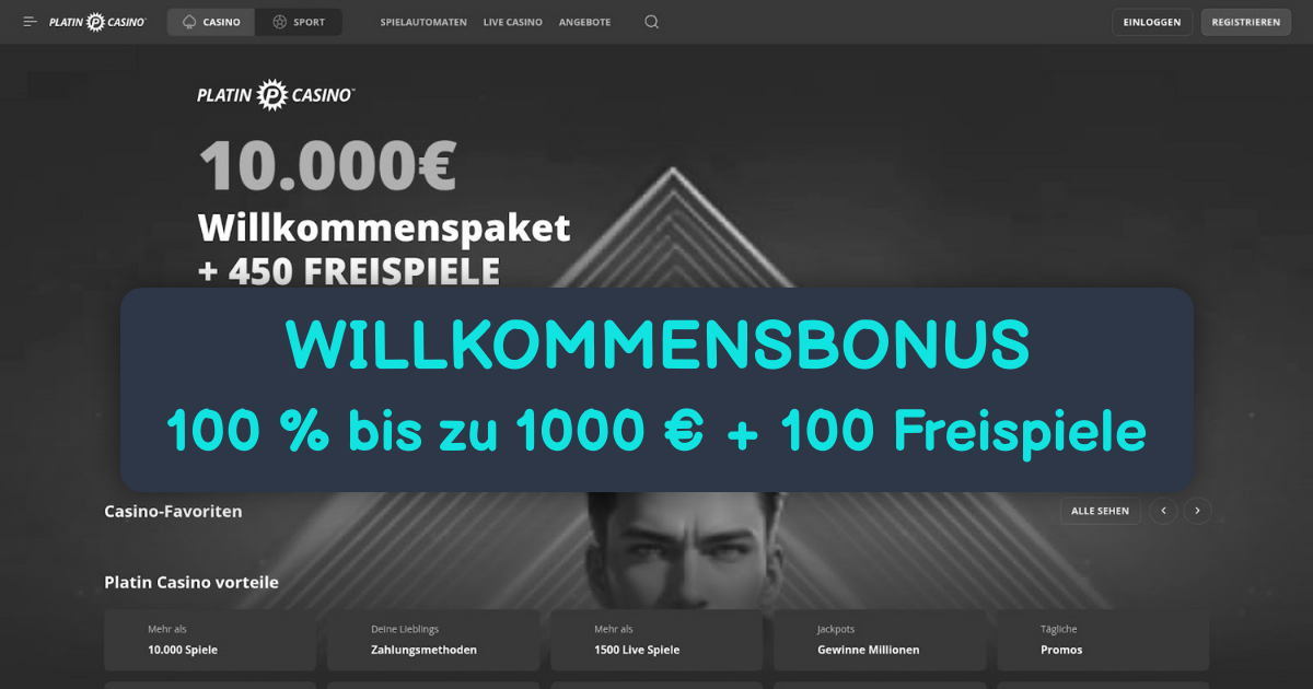 Platin Casino Deutschland - Top Online Slots & Mobile Casino